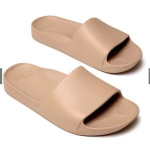 Archies Tan Slides Sandals